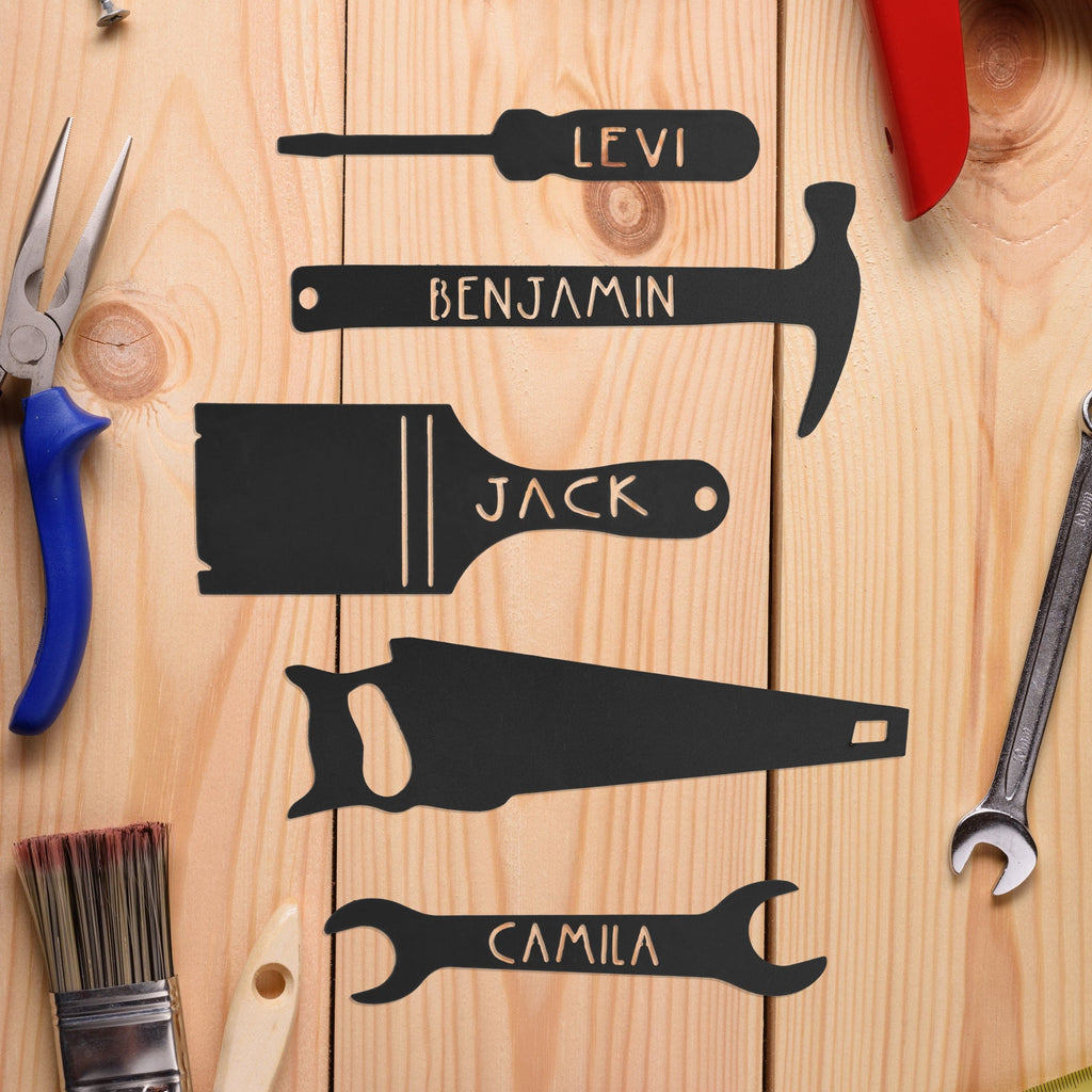 [COL] No One Else Measures Up to Dad Family Name Sign - Custom Fathers Day Gifts