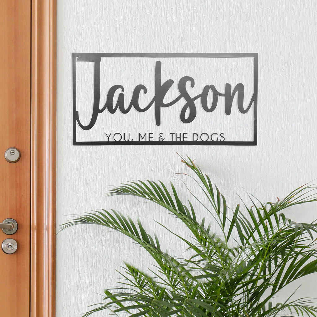 [COL] This is Us Family Name Sign - House Name Sign Metal Wall Decor