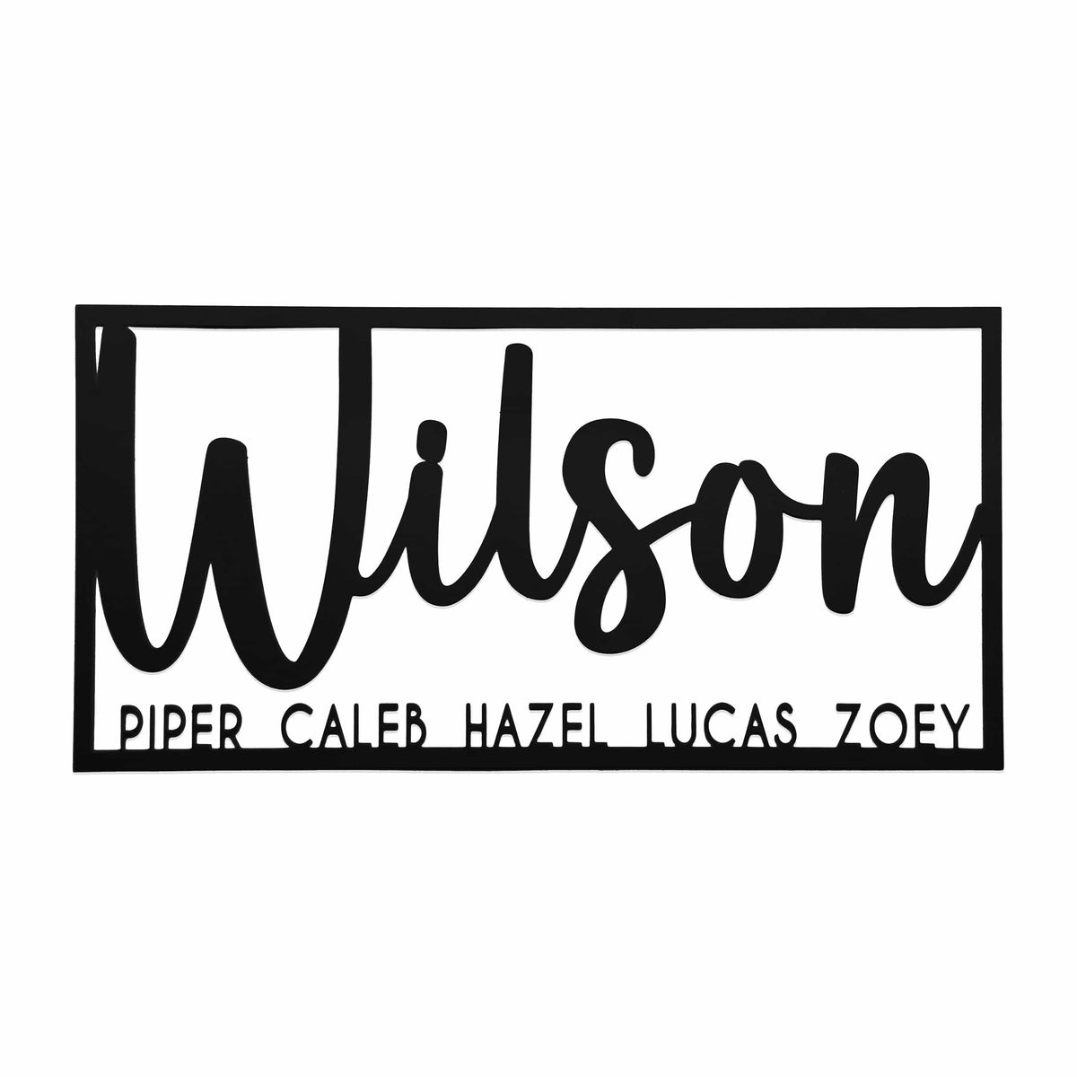 [COL] This is Us Family Name Sign - House Name Sign Metal Wall Decor