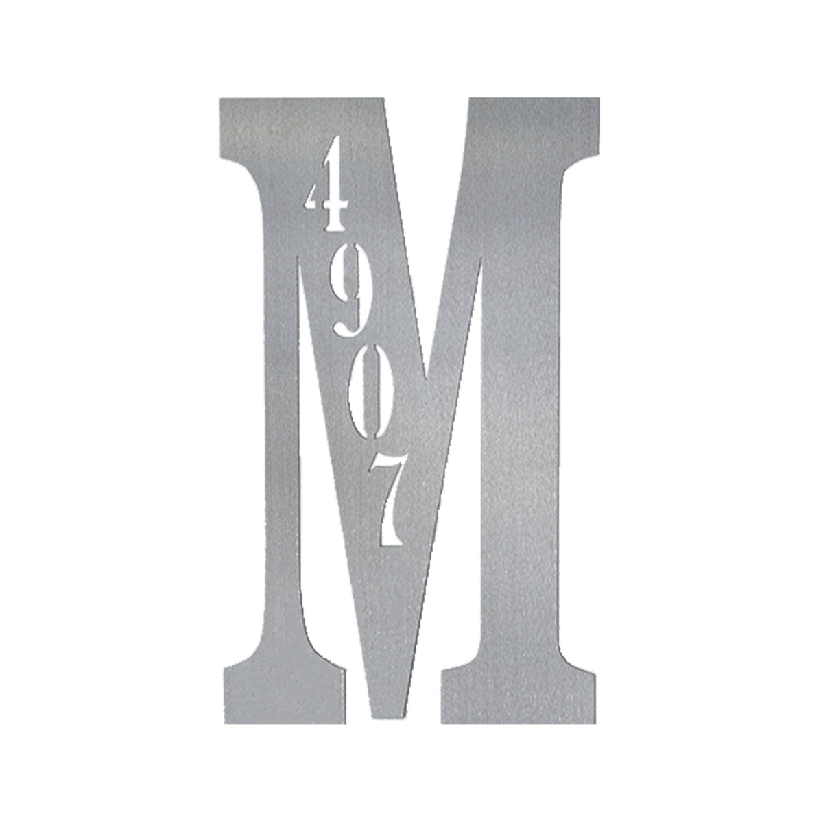 [COL] Letter Address Plaque - 3 Sizes - Metal Personalized Address Numbers for House
