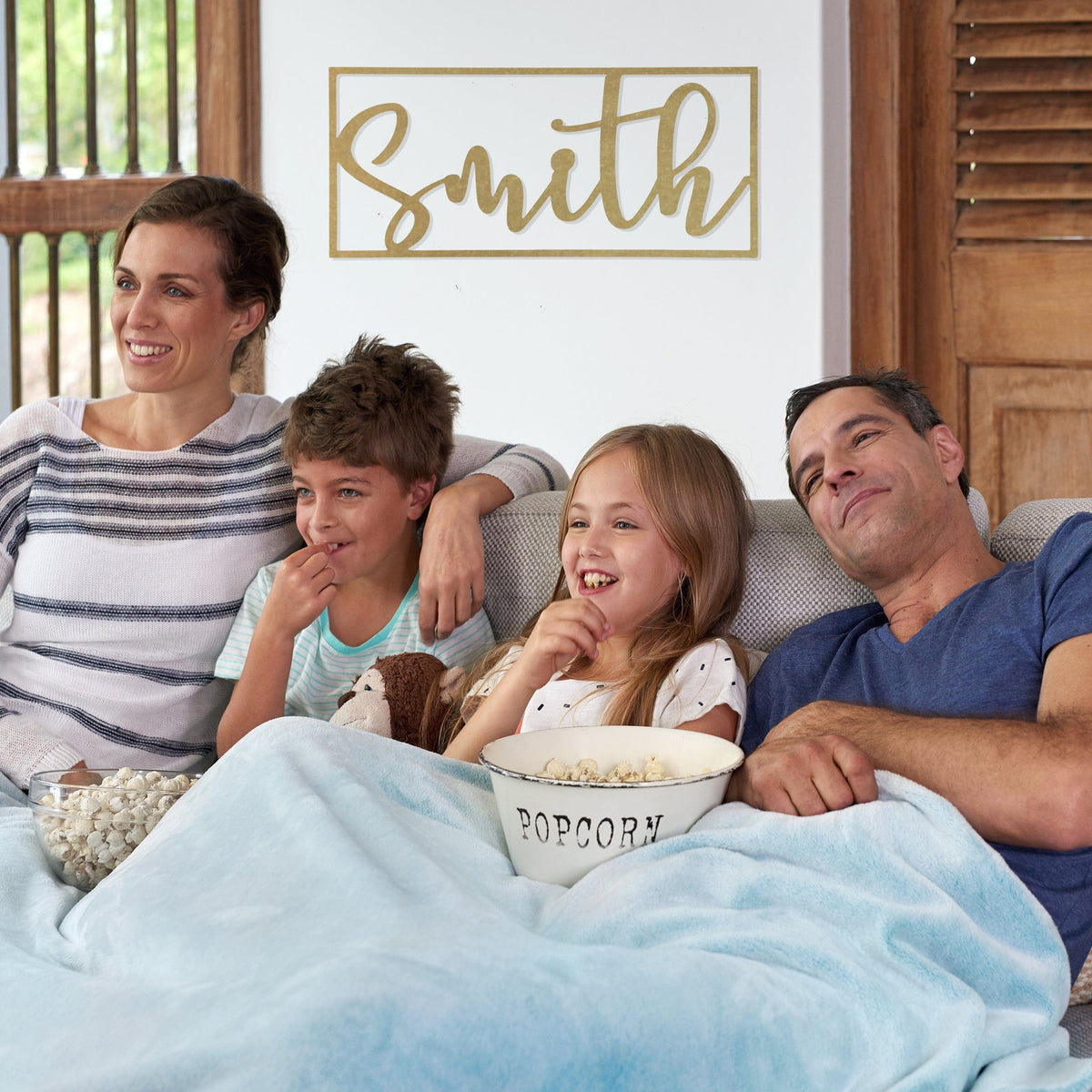 [COL] What's in a Name Plaque - 3 Sizes - Personalized Metal Family Name Sign