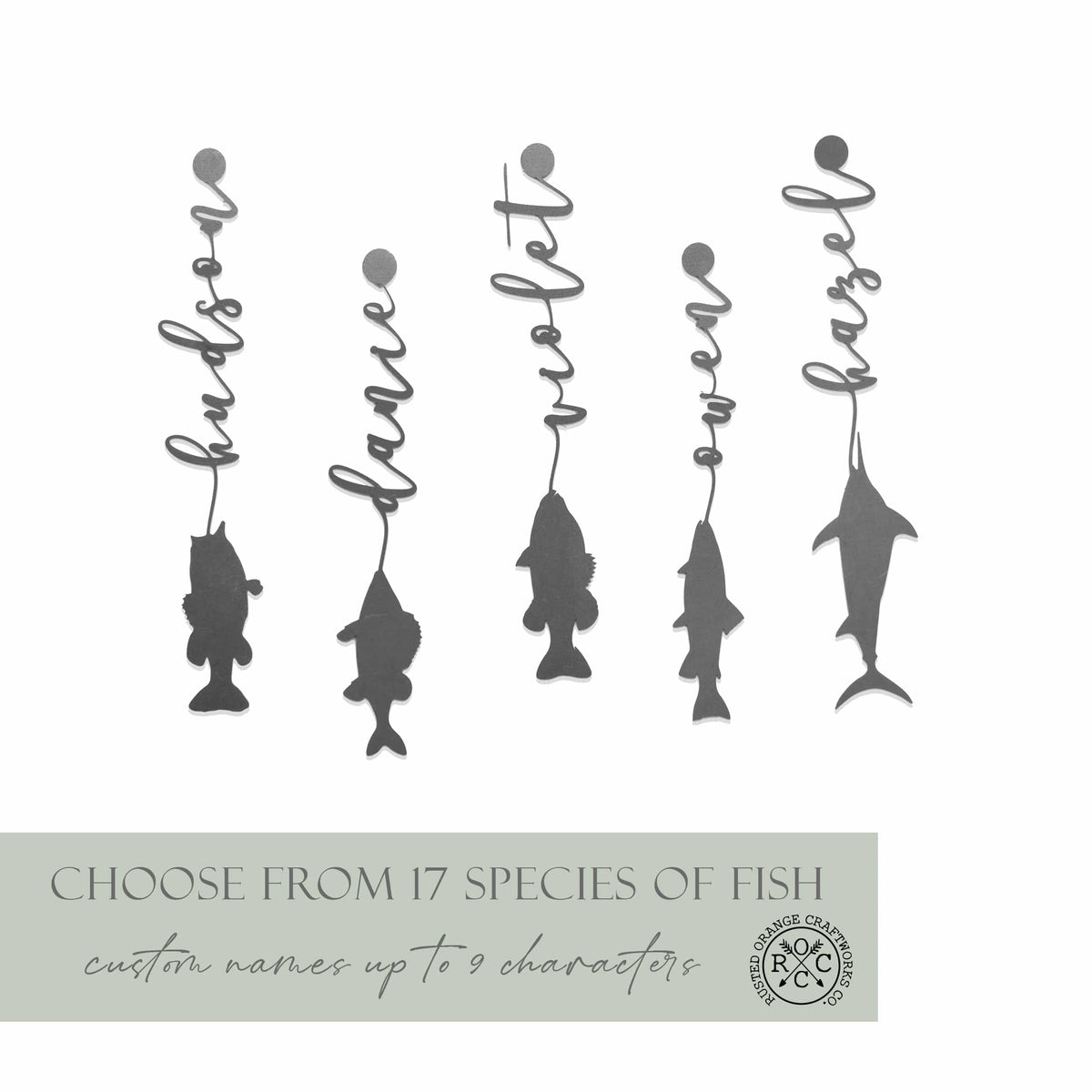 [COL] Reely Great Family Names Fish Sign Personalized - Father's Day, Dad, Grandpa