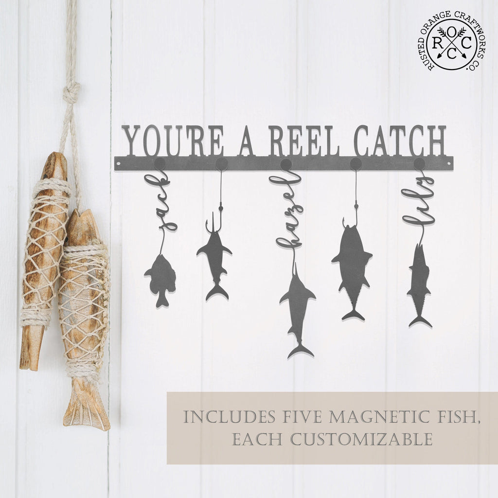[COL] Reely Great Family Names Fish Sign Personalized - Father's Day, Dad, Grandpa