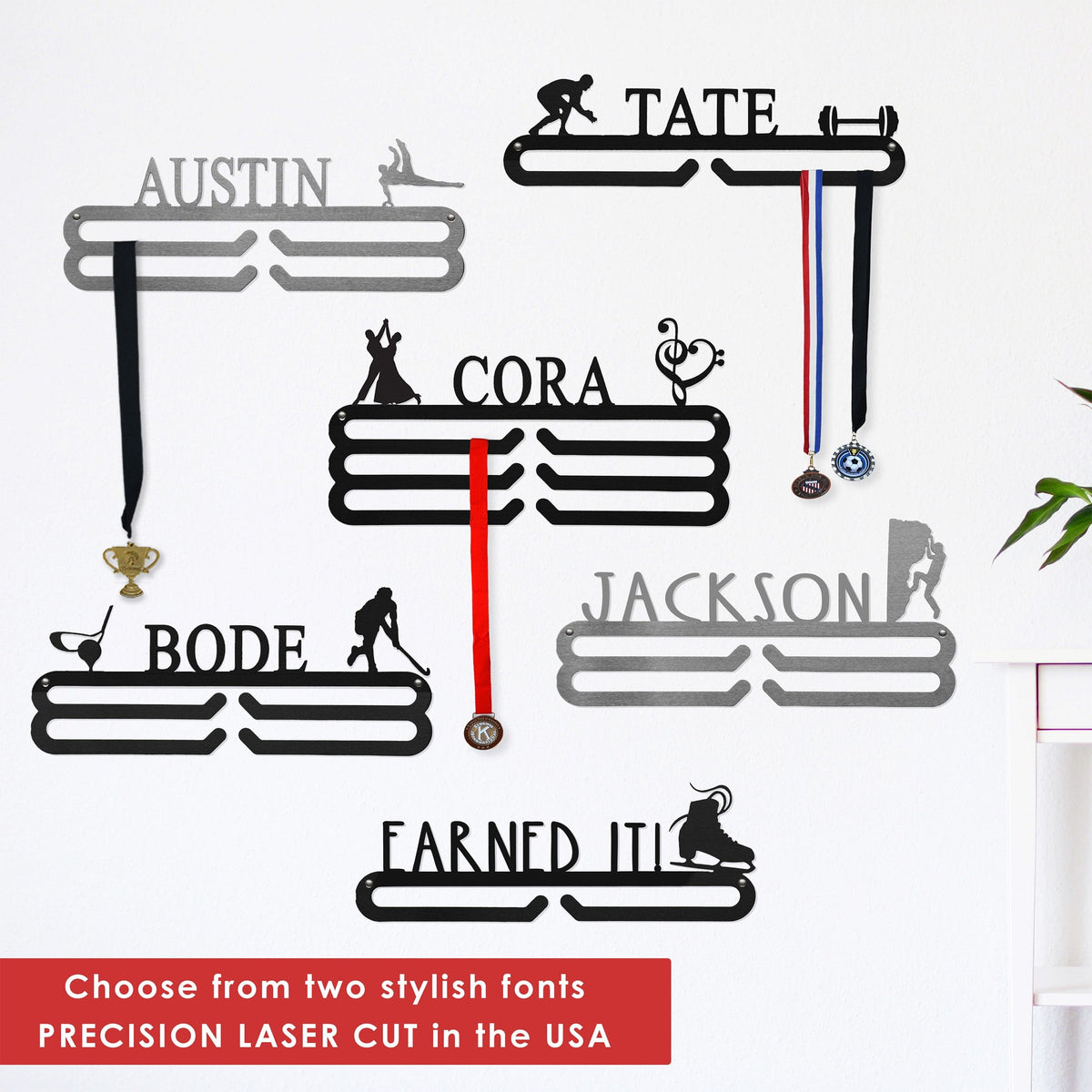 [COL] Medal Holder - 30+ Styles - Medal Hanger Holder Display Rack for Awards or Ribbons