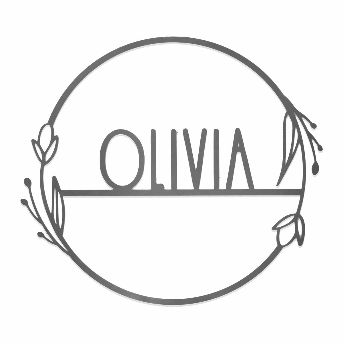 [COL] Flower Shop Collection - Personalized Family Custom Name Wall Sign for Wreath