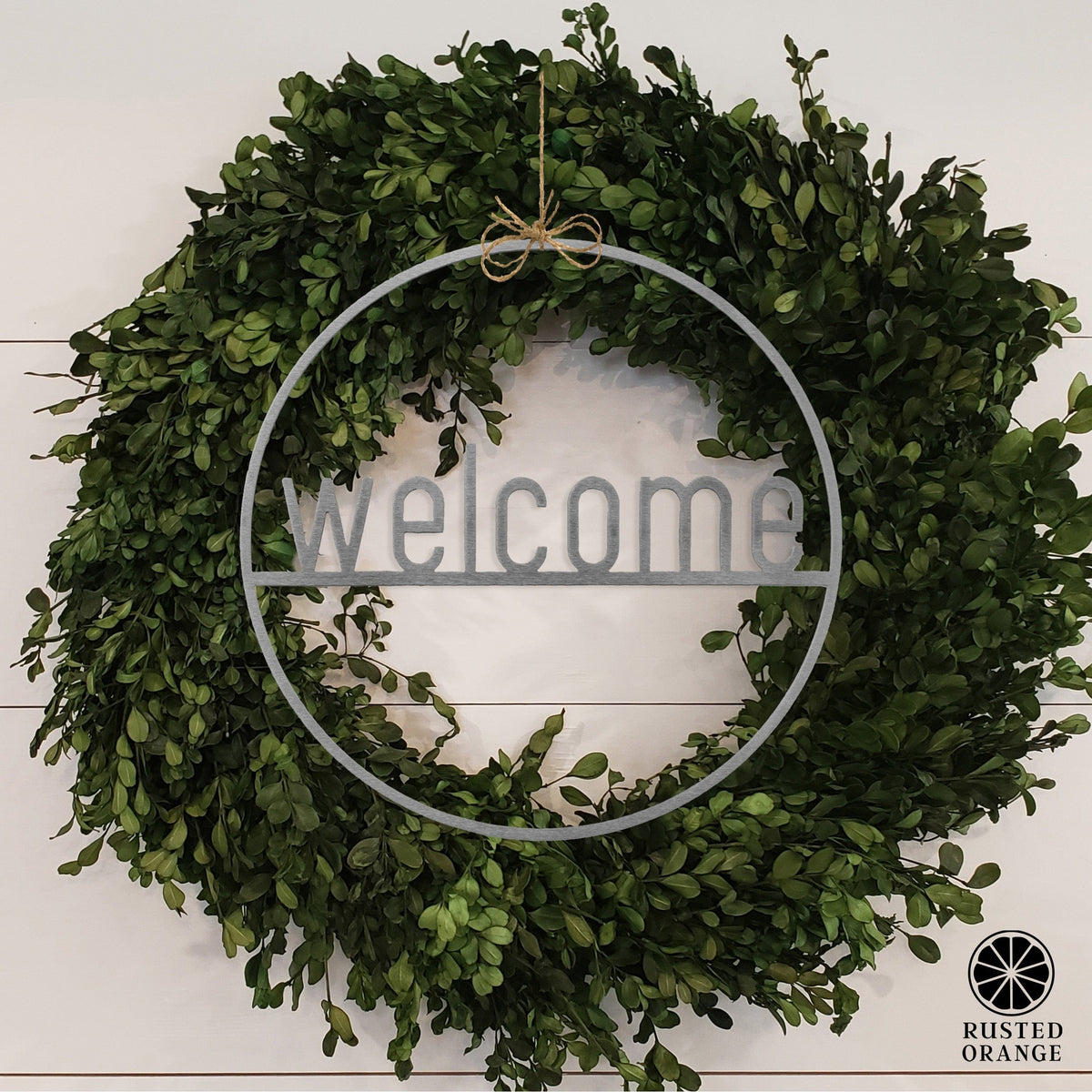 [COL] Welcome Circle Greeting - Welcome Home Outdoor Sign for Front Door