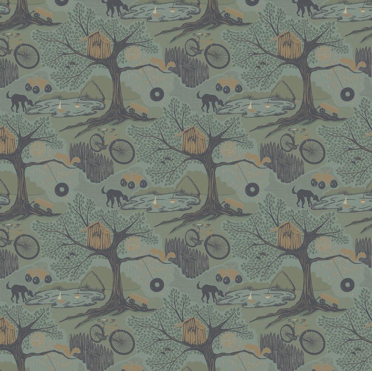 Kaleo Wallpaper by Karen and Marisa Designs