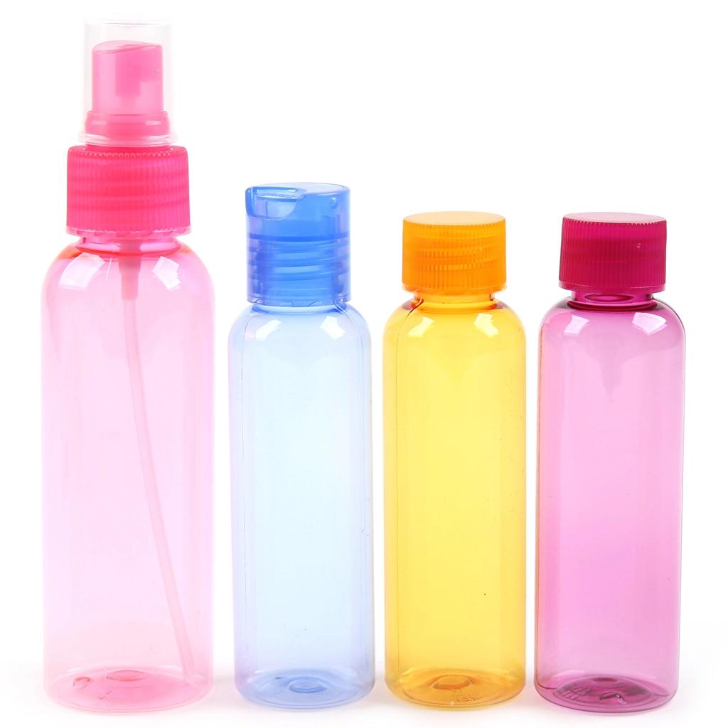 Eklips 4-Piece Travel Bottle Set for Toiletries
