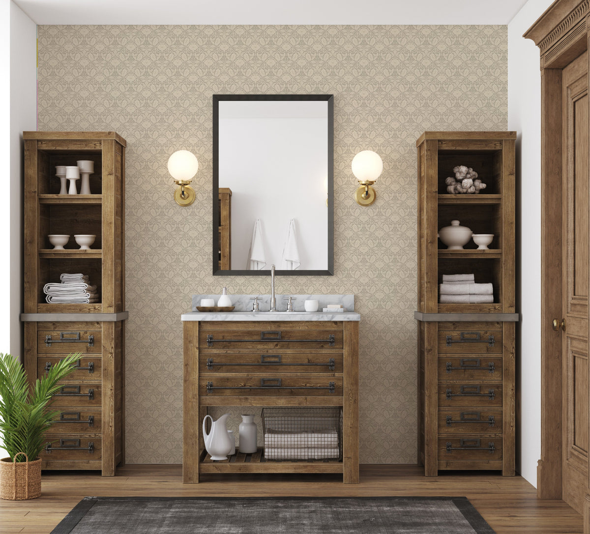 Theodora Wallpaper by Daphne and Sage