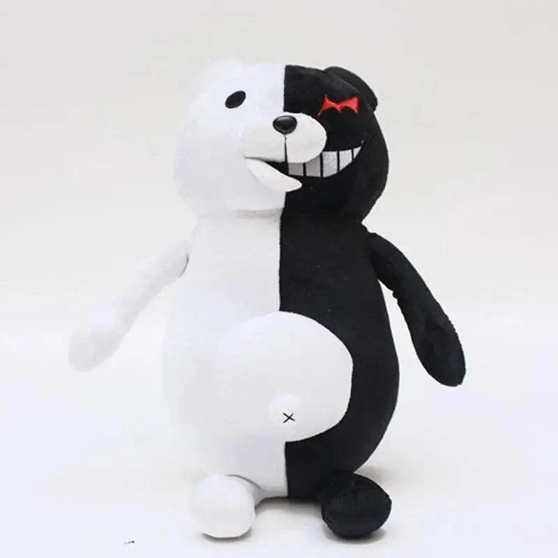 Unique Design Super Danganronpa 2 Monokuma Black & White Bear Plush Toy Soft Stuffed Animal Dolls Birthday Gift for Children