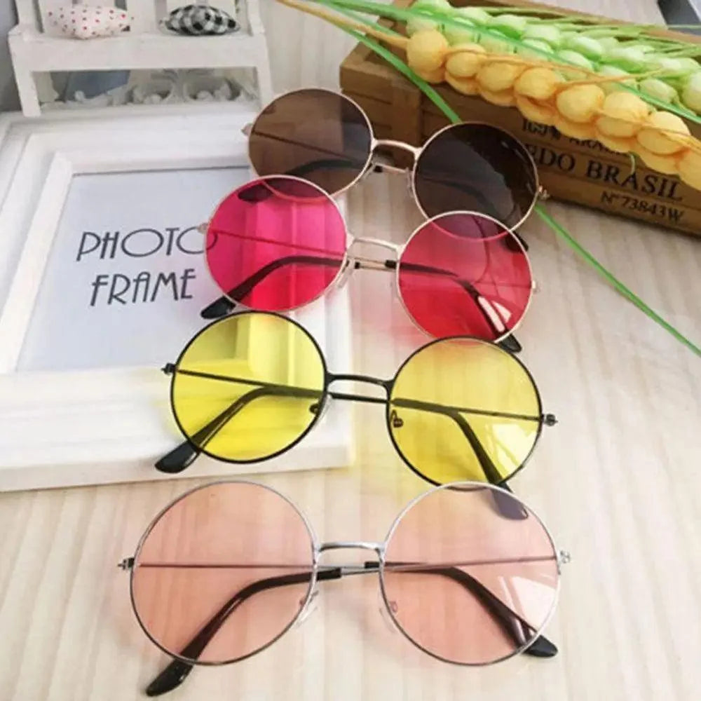 Unisex Retro Fashion Round Frame Polarized Sunglasses For Women And Men Unique Design Excellent Sun Glasses For Summer