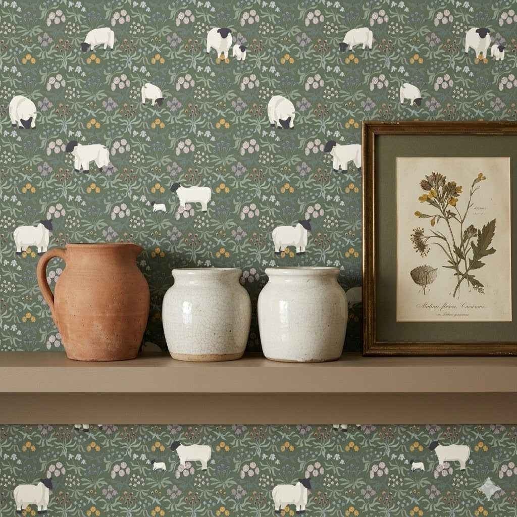 Wool Wallpaper by Randi Lepre