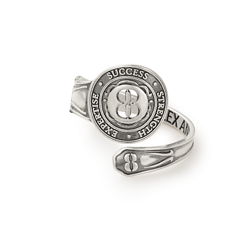 Number Spoon Ring