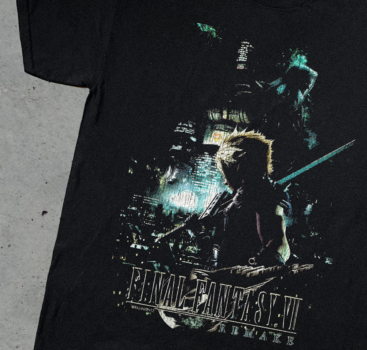 Final Fantasy Vii Remake Black T-Shirt
