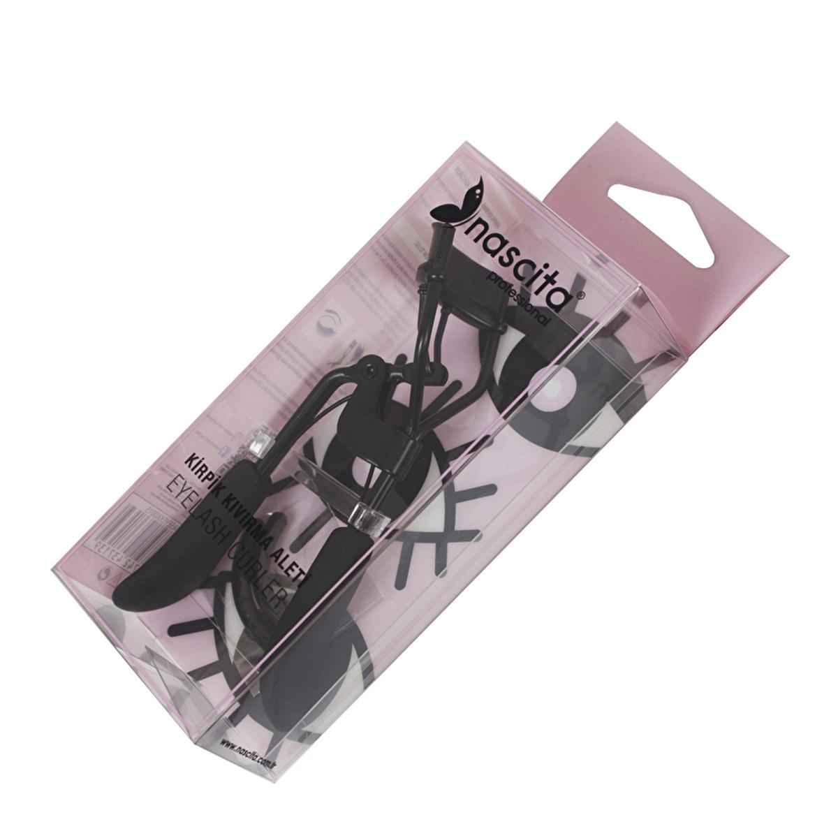 Nascita Black Pro Eyelash Curler - Manual Makeup Tool for Enhanced Lashes