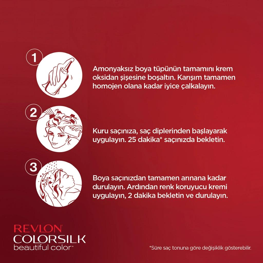 Revlon ColorSilk Beautiful Color Hair Dye 48 Burgundy